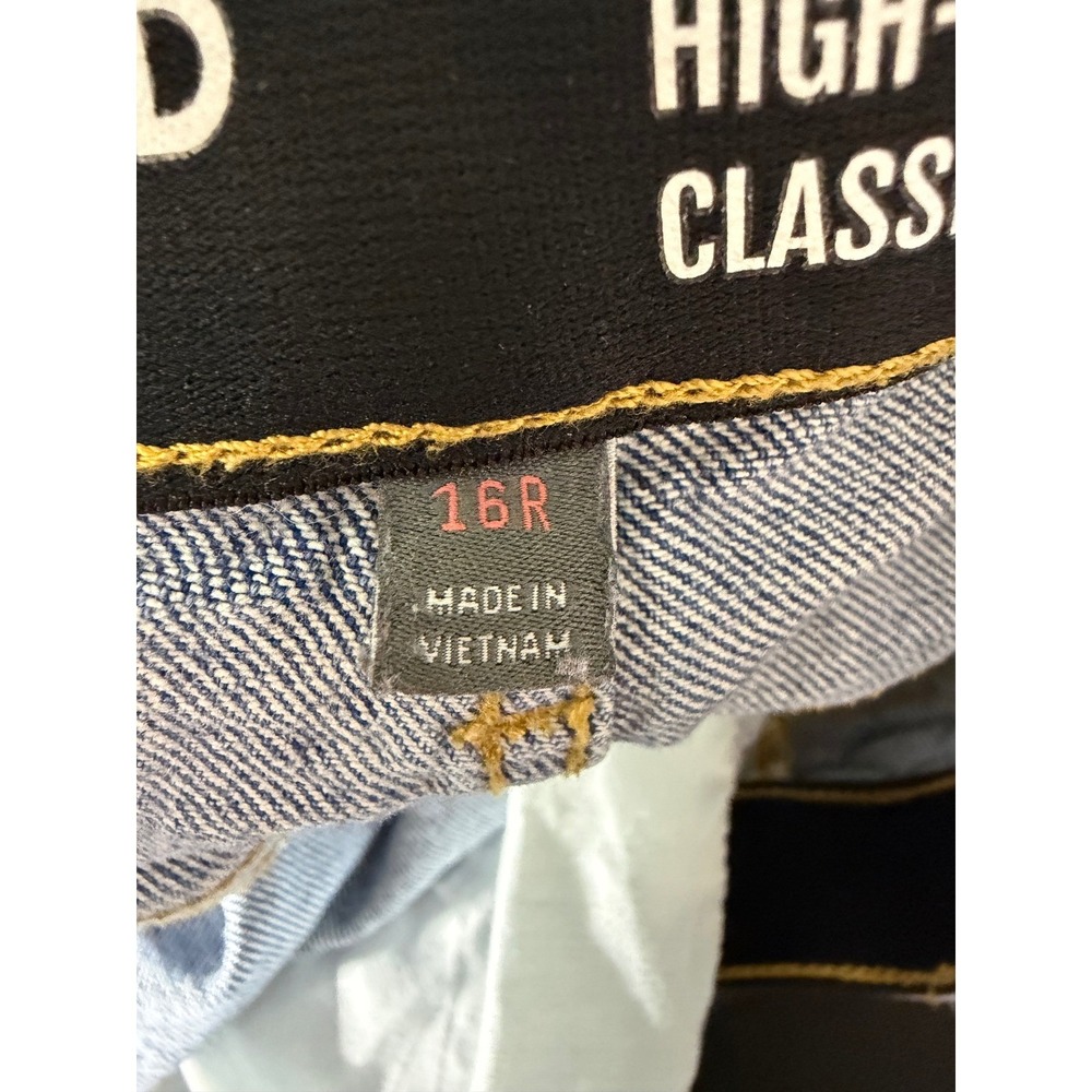 Torrid High-Rise Baggy Straight Jeans 16R Blue Excellent Classic Denim 148862‎ - Picture 4 of 5